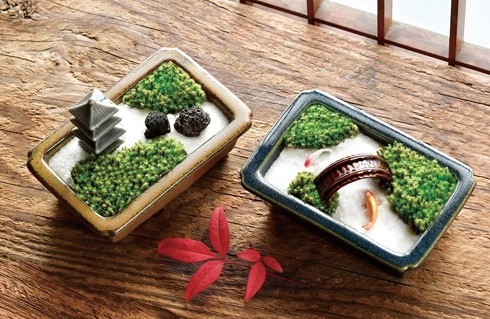 手作りキット 禅庭 ZEN GARDEN1個 (三重塔)