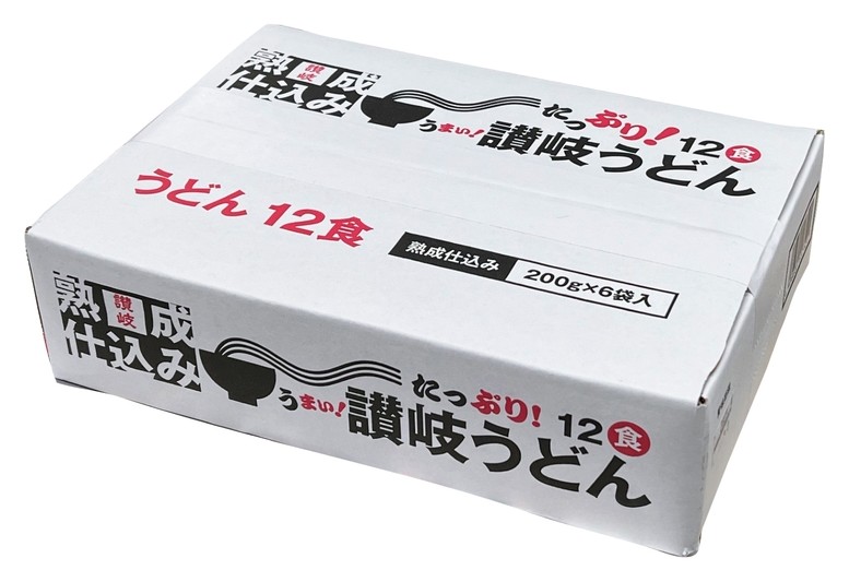 たっぷり12食 熟成仕込み讃岐うどん※軽減税率対象商品