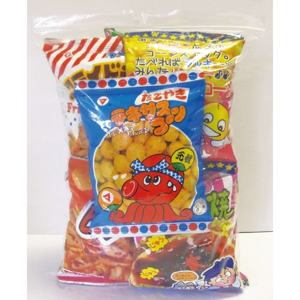 スナック菓子・900個 / スナック菓子詰め放題・約80名分(チャック付き袋対応)