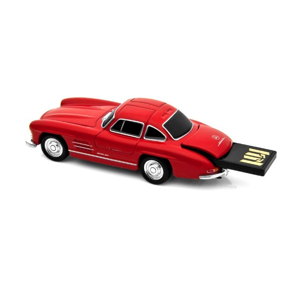 AutoDrive USBメモリ 8GB/Mercedes Benz 300SL (レッド)