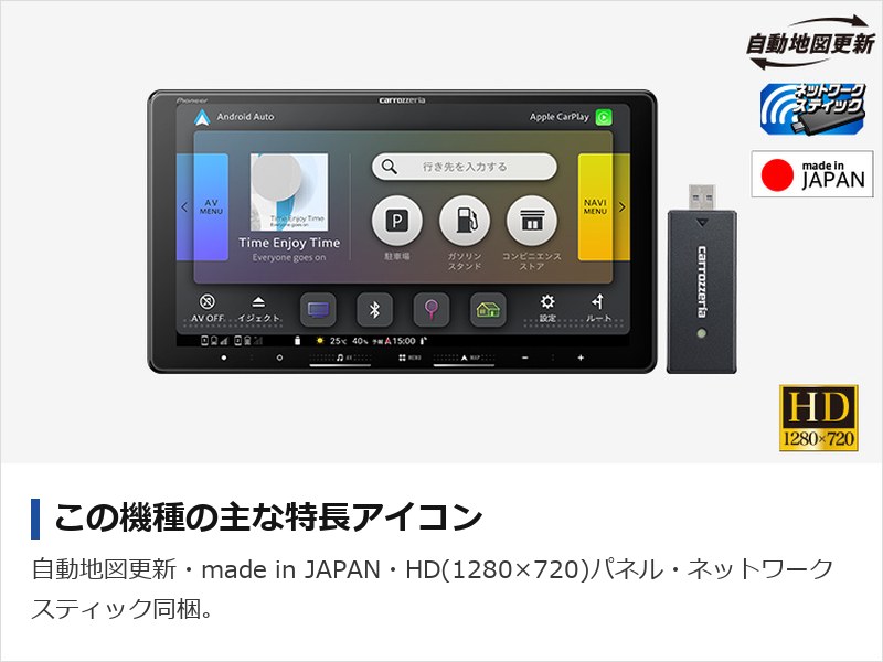 9�^�t���Z�O/DVD/CD/BT/USB/�������[�i�r �l�b�g���[�N�X�e�B�b�N�Z�b�g