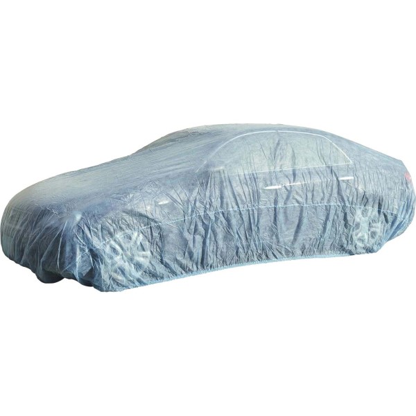 アジャスト 不織布 カーカバー 普通車用 青