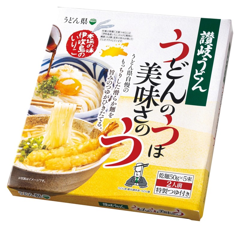 うどん県 讃岐うどん5束つゆ付※軽減税率対象商品