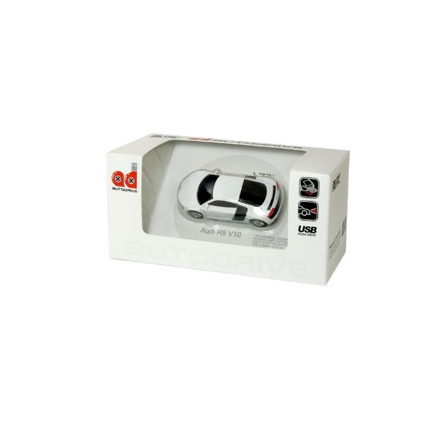 AutoDrive USBメモリ 8GB/Audi R8 (白)