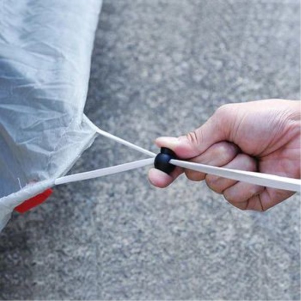 アジャスト 不織布 カーカバー 大型ワゴン車用 グレー