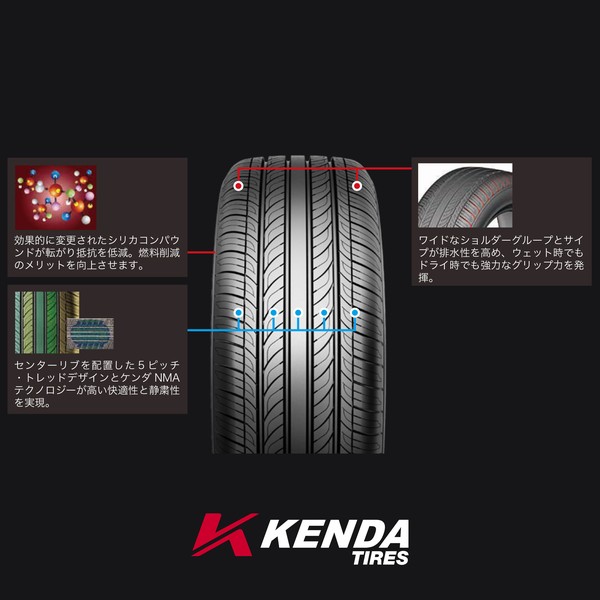 �T�}�[�^�C�� KENDA KUAVELA SL KR32 195/50-16 88V  �i16�C���`�j 1�{