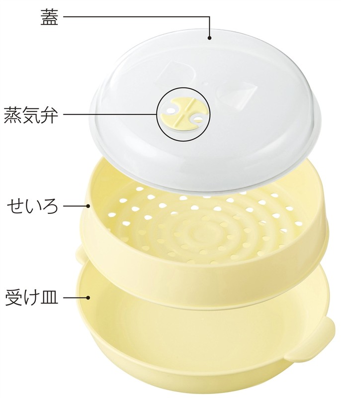 レンジで簡単 せいろ蒸し器