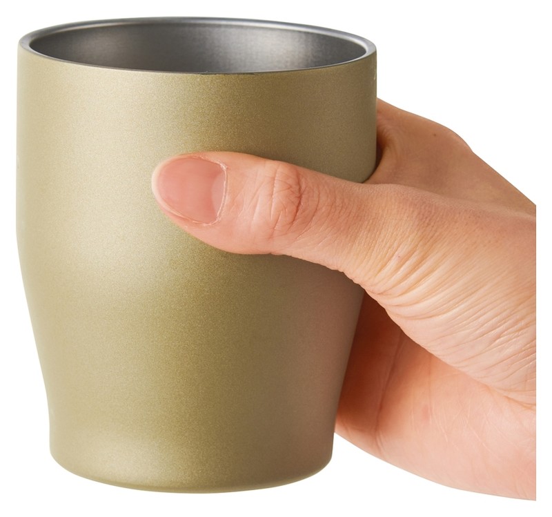 真空ステンレスカラータンブラー350ml(シャンパンゴールド)