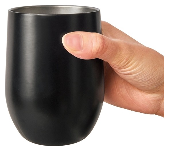 真空ステンレスサーモタンブラー390ml1個(ブラック)