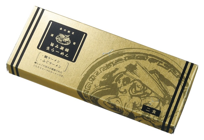 金の献呈 旨み凝縮生ラーメン2食(鯛・ふぐ)※軽減税率対象商品