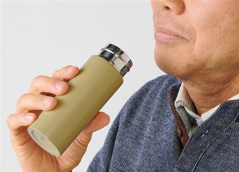 真空ステンレスサーマルポケットボトル120ml(モカ)