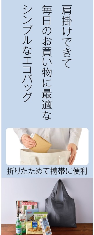 ザ・バッグ(肩掛けタイプ)#sustainable グレー
