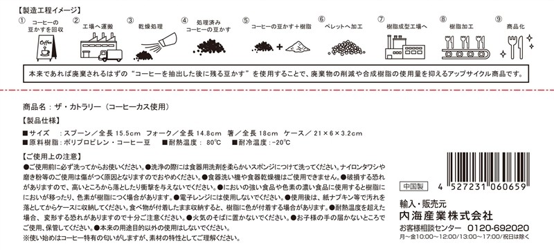 ザ・カトラリー(コーヒーグラウンド配合)#sustainable