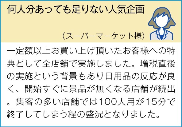 らららランドリー抽選会30人用