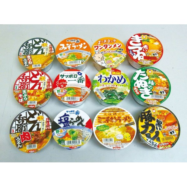 ミニカップ麺・144個 / ミニカップ麺詰め放題・約24名分(千両箱<大>対応)