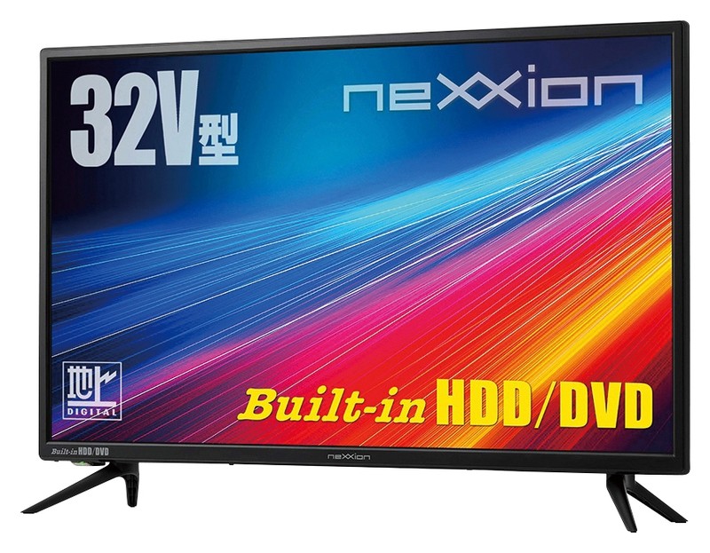 DVDプレーヤー内蔵/HDD搭載 32V型液晶テレビ