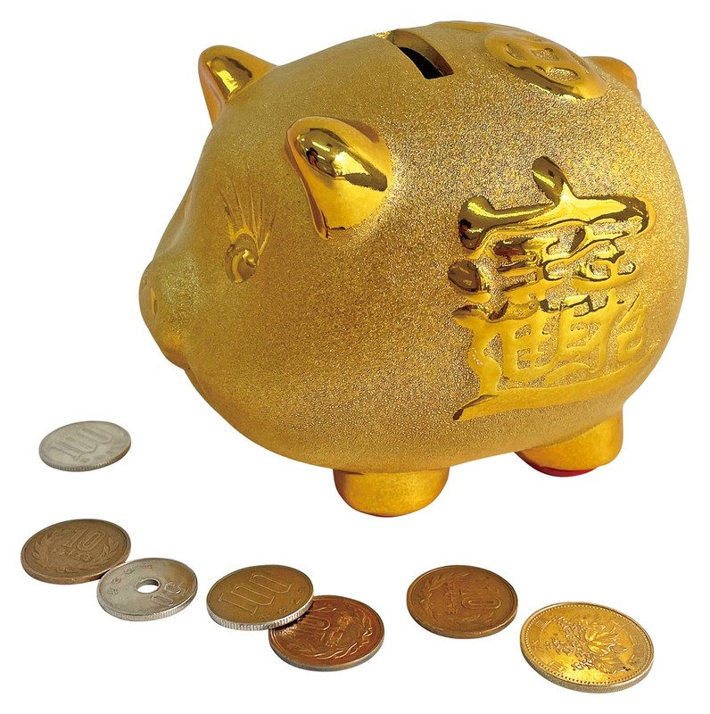 金のブタ貯金箱