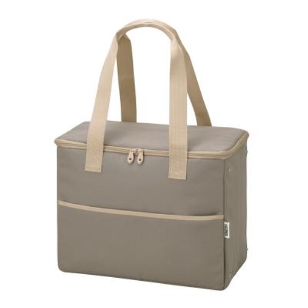 サーモス ボックス型保冷バッグ25L1個(グレージュ)