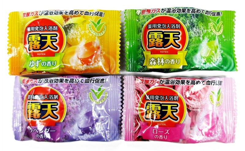 薬用発泡入浴剤 露天40g1個