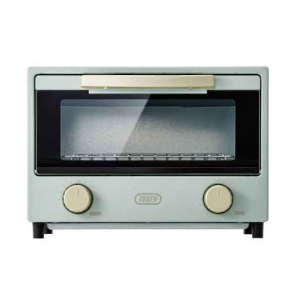 Toffy 遠赤ヒーターオーブントースター 1台(スモーキーリーフ)