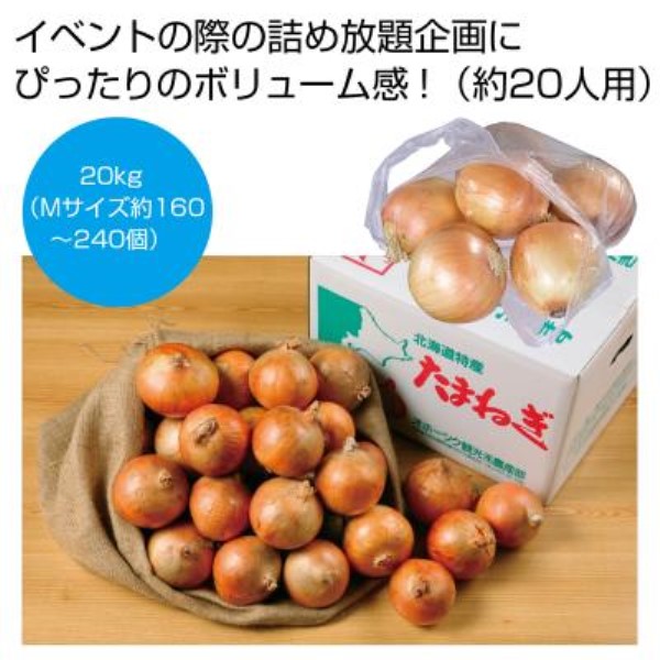 北海道産玉ねぎ詰め放題キット20kg(約20人用)※軽減税率対象商品