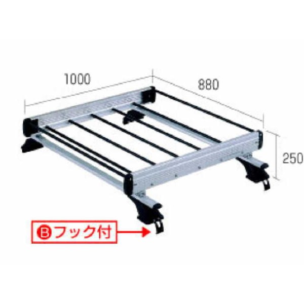 ルーフキャリア 軽量物用 SBシリーズ(屋根のせタイプ)