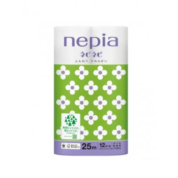 ネピアネピネピトイレットロール12ロールダブル(25m)