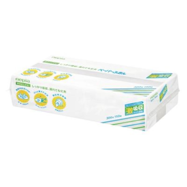 ネピア 激吸収ペーパーふきんソフトパック150W