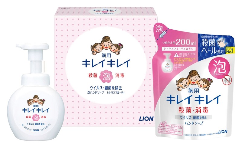 【LION1〜9カートン】キレイキレイ泡ハンドソープ2点セット