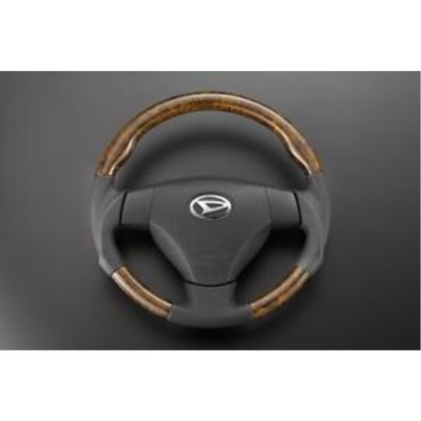 silkblaze ステアリング(ガングリップ) 茶木目 ワゴンR(MH21)