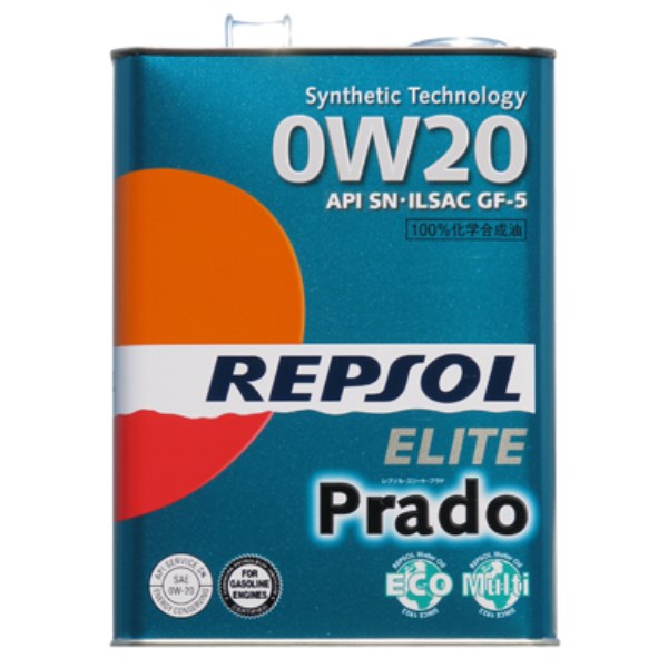 エンジンオイル Elite Prado 4L缶 0W-20