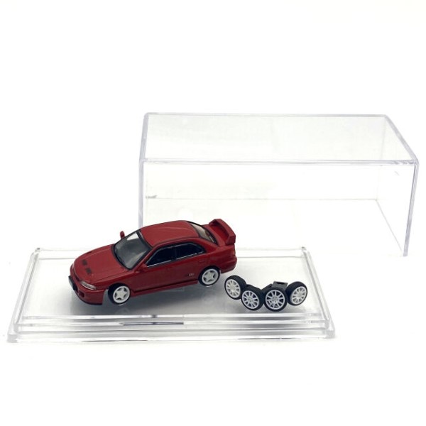 1/64ダイキャストカー / 三菱 ランサー エボリューション II レッド LHD