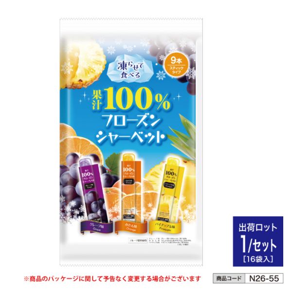 �i�y�Łj�ʏ`100���t���[�Y���V���[�x�b�g [305g 9�{×16�ܓ�]