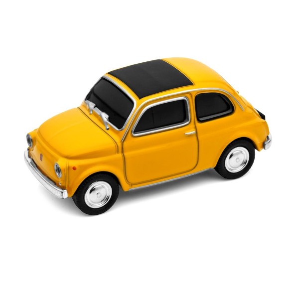 AutoDrive USBメモリ 8GB/Fiat 500 Old(イエロー)