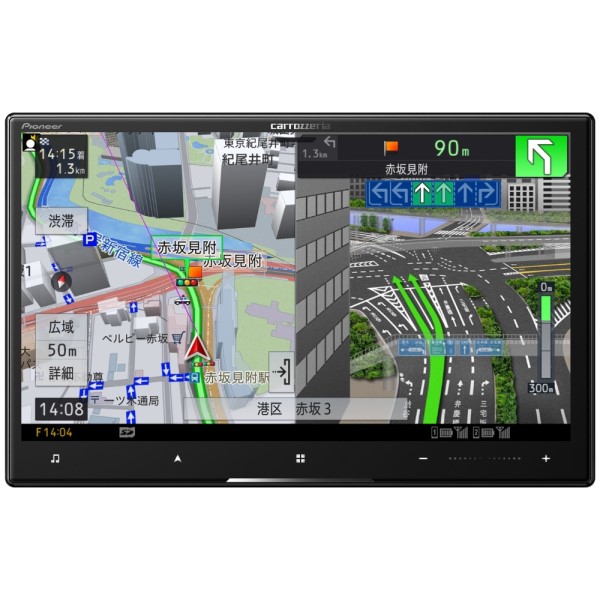 8型HD/DVD/CD/BT/USB/SD/メモリーナビ・フルセグ