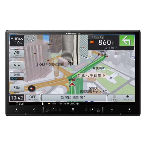 パイオニア 楽ナビ AVIC-RW710地図データ2019 (A) パイオニア 楽ナビ