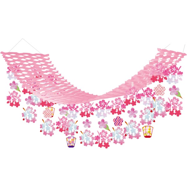 モダンニューしだれ桜プリーツハンガー
