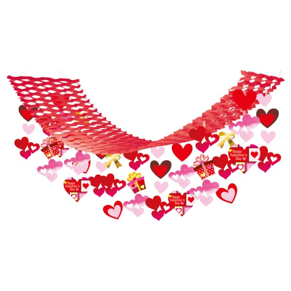 デコレーションバレンタインプリーツハンガー