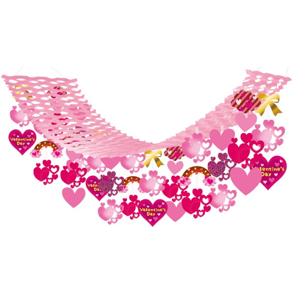 ファンシーバレンタインプリーツハンガー