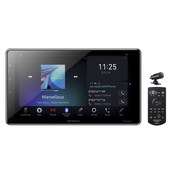 9型/BT/USB/チューナー/1DINフローティング メカレス
