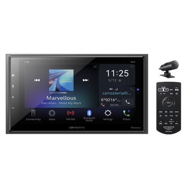 6.8型/BT/USB/チューナー/2DIN メカレス