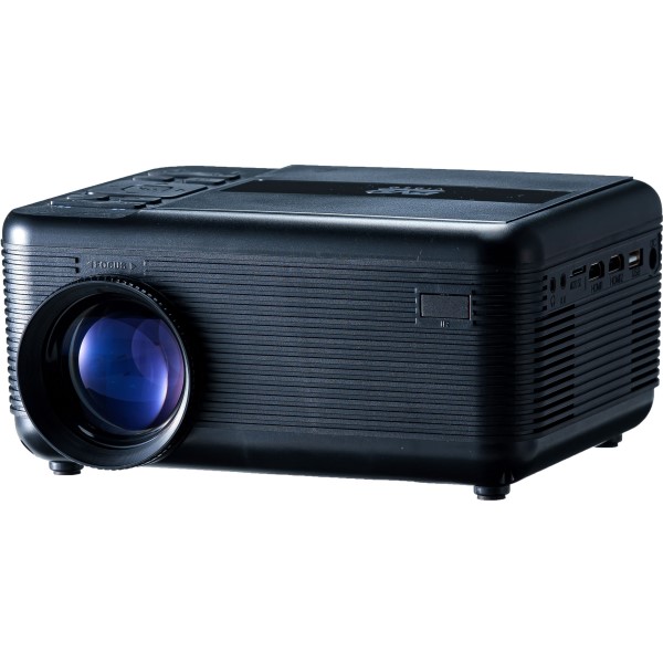 DVDプレーヤー一体型プロジェクター ブラック 【ケース単位、送料無料〜】