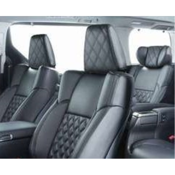 セレクションEX シートカバーのヘッドレストにダイヤキルト追加(軽自動車・2列シート車)