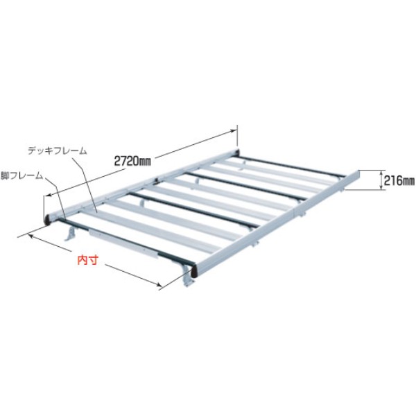 ルーフキャリア 重量物用 SAシリーズ(専用タイプ)NV350 キャラバン コモ E26系 標準ド幅ハイルーフ