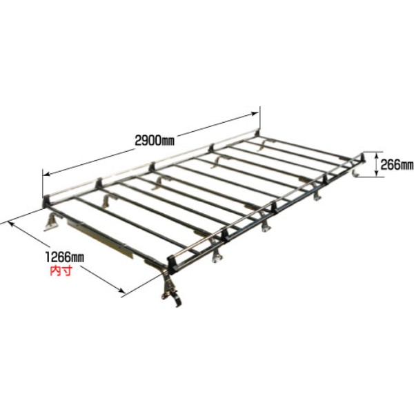 ルーフキャリア 重量物用 SEシリーズ(専用タイプ)NV350 キャラバン コモ E26系 標準ルーフ