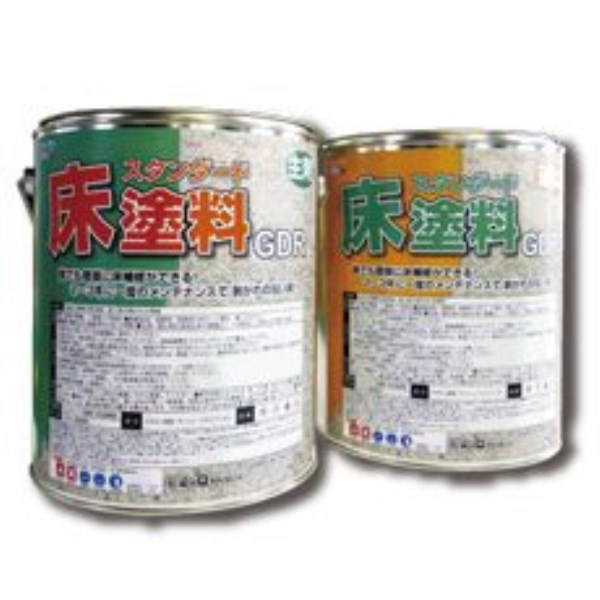 床塗料 GDR スタンダード 10kg レッド