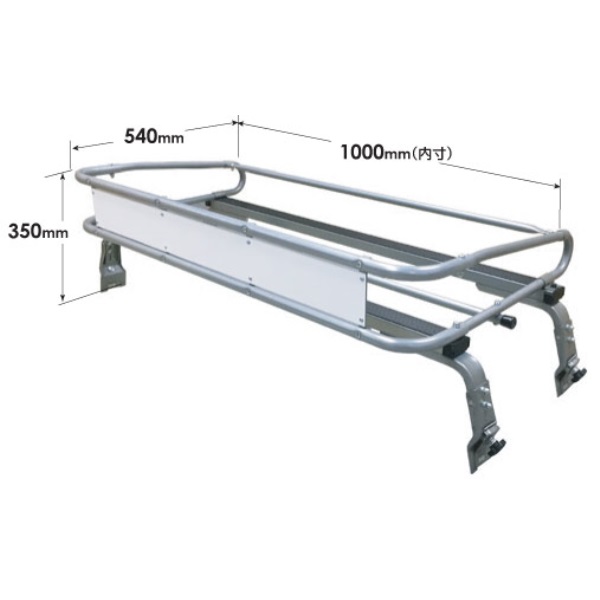 ルーフキャリア ZMシリーズ(4本脚、雨ドイ挟み込みタイプ)サンバートラック