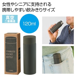 �^��X�e�����X�T�[�}���|�P�b�g�{�g��120ml�i�O���[�j