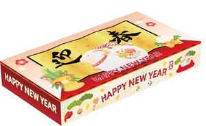 迎春干支BOXティッシュ40W