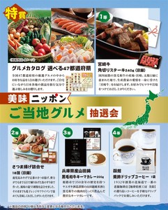 美味ニッポン ご当地グルメ抽選会30人用